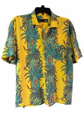 Vintage Y2K Lost Enterprises Hawaiian Pineapple Shirt